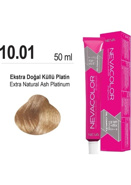 color Saç Boyası 10.01 Doğal Küllü Platin