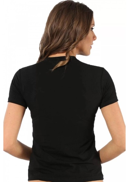 Moda Bayan Kısa Kol Body Siyah indirimleri