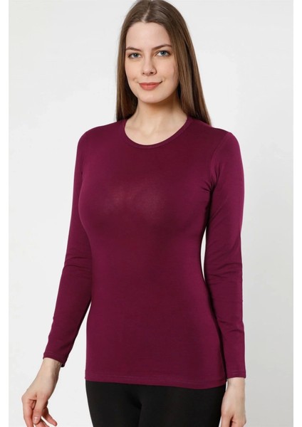 Moda Bayan Uzun Kol Body Mor fiyatları