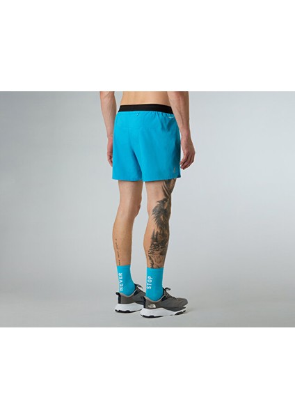 M Breeze Short 5in Erkek Outdoor Koşu Şort NF0A892ND7R1 Mavi fırsatları