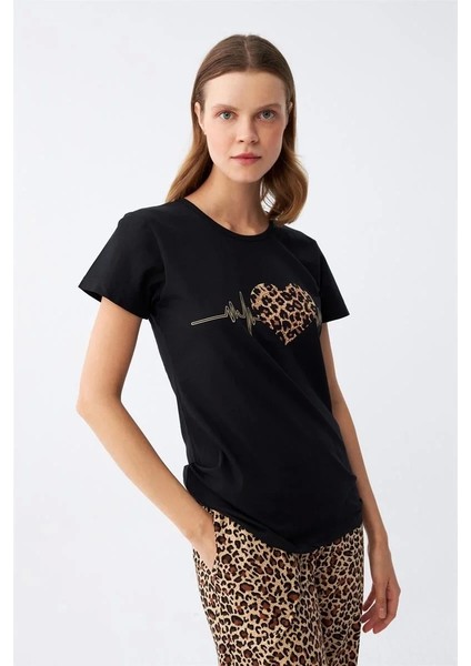 Moda Kadın Penye Kısa Kol Pijama Takım 4128 fiyatları