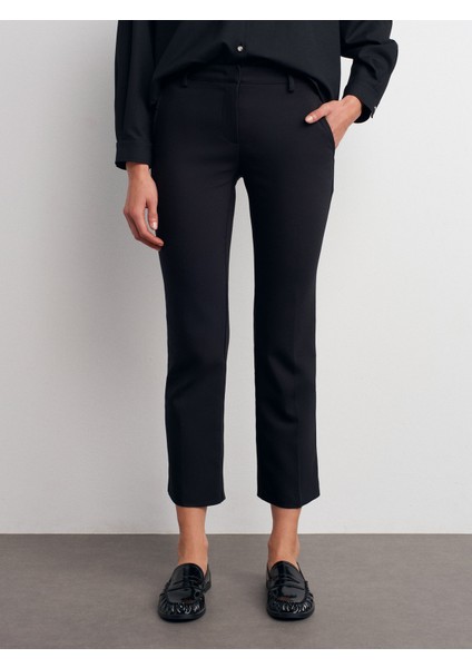 72185 Crop Pantolon-Siyah indirimleri