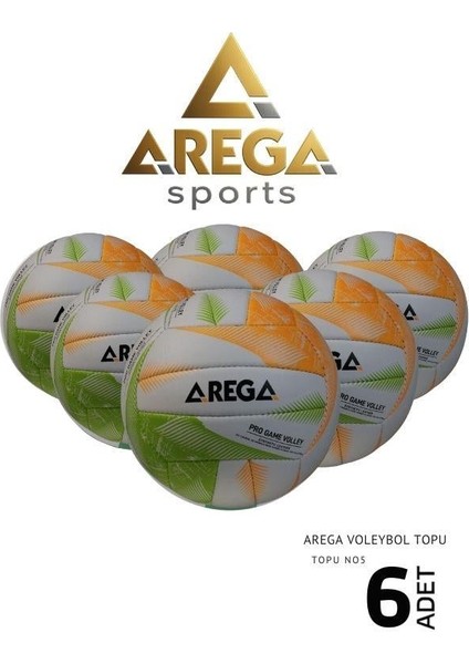 6 Adet Arega Voleybol Maç Topu MVB-40352 001