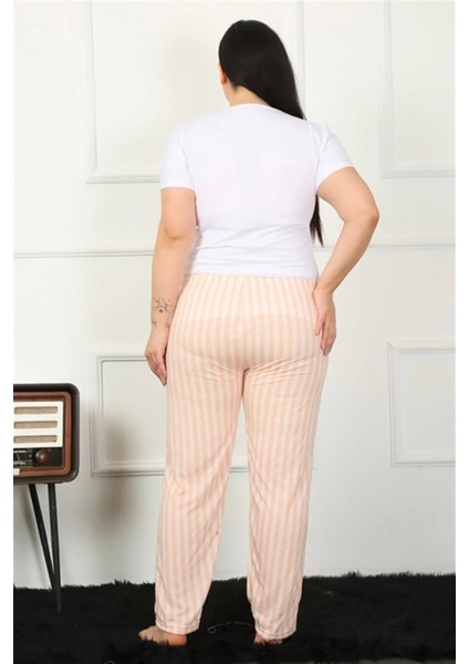 Moda Kadın Pamuklu Büyük Beden Alt Pijama fırsatları