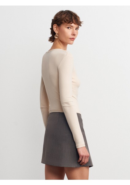 31442 Uzun Kollu Çıtçıt Düğmeli Top-Taş fiyatları