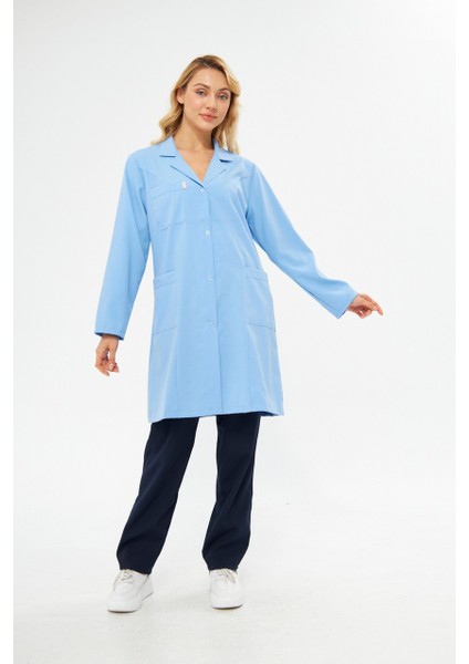 Alpaka Mavi Kadın Önlüğü fiyatları