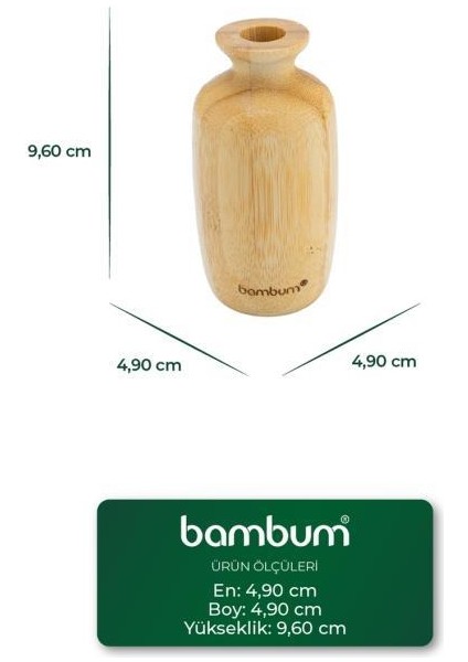 Lodi - Bambu Vazo 9,6*4,9cm fırsatları