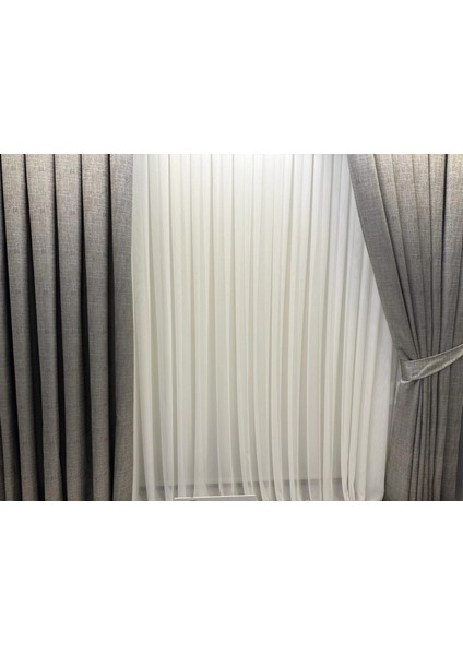 Nivemeshome Sumay 1/2,5 Sık Pileli Tül Perde Apm