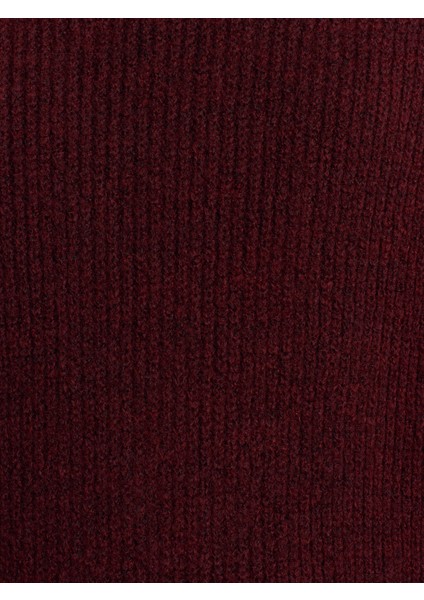 2268 Balıkçı Yaka Geniş Kazak-Koyu Bordo fırsatları