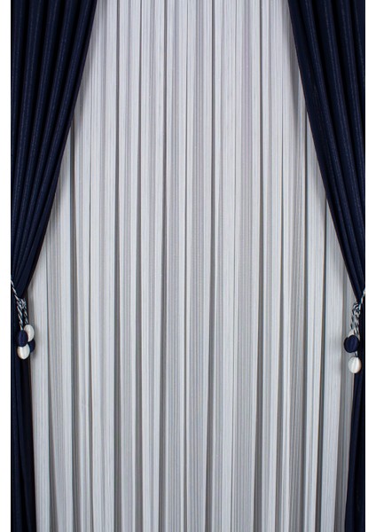 Tüm Odalara Uygun Ütü Istemez Kaliteli ve Şık Ertuğrul Model 1/2 Seyrek Pileli Tül Perde modelleri