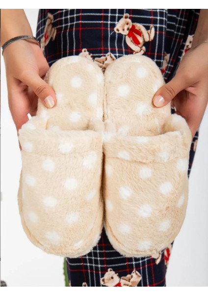 Kadın Ev Terliği Peluş Terlik Çeyiz ve Bohça Terliği Ses Yapmaz Kalın Taban fiyatları