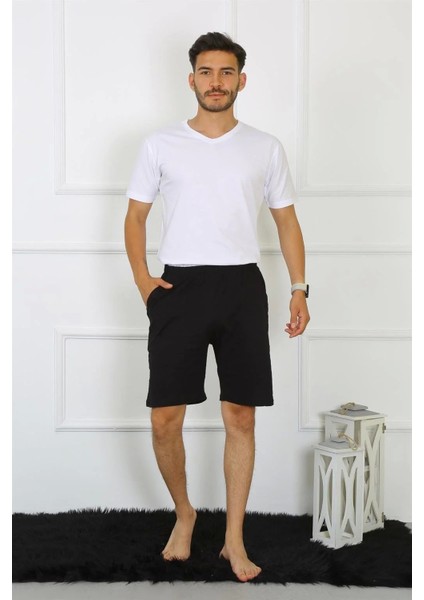Moda Erkek Pamuk Siyah Şort fiyatları