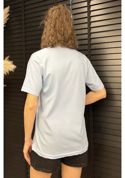 Bisiklet Yaka Taş Işlemeli Baskılı Kadın Tişört P-00016724 modelleri