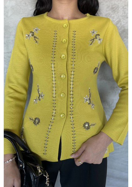 Taşlı Triko Hırka (S,m,l Uyumludur) P-00018221 fiyatları