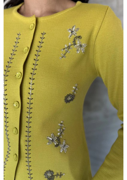 Taşlı Triko Hırka (S,m,l Uyumludur) P-00018221 modelleri