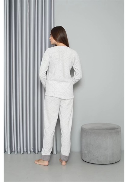 Moda Polar Kadın Pijama Takımı Ekru indirimleri