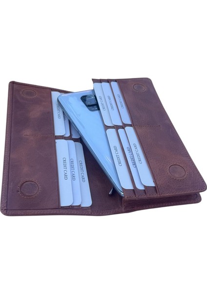 Tobiko Mihra Taba Hakiki Deri Hemtelefonluk Hem Mıknatıslı Cüzdan fiyatları