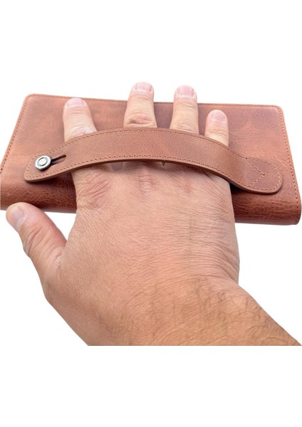 Tobiko Mihra Taba Hakiki Deri Hemtelefonluk Hem Mıknatıslı Cüzdan fırsatları