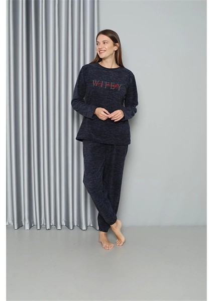 Moda Polar Kadın Pijama Takımı Lacivert fiyatları