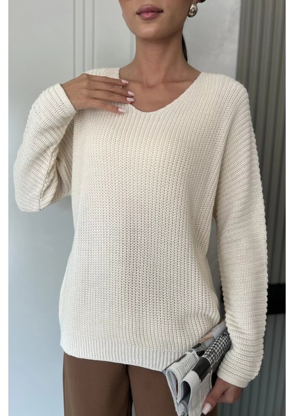 V Yaka Salaş Triko Bluz (S,m,l,xl Uyumludur) P-00018225 fiyatları