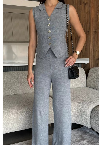 Gömlek Yaka Yelek Pantolon Triko Ikili Takım P-00018187 fiyatları