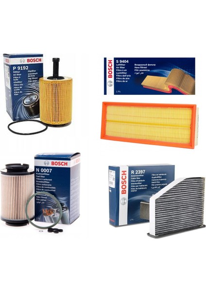 Volkswagen Touran 1.9 Tdı Avq Filtre Bakım Seti Bosch