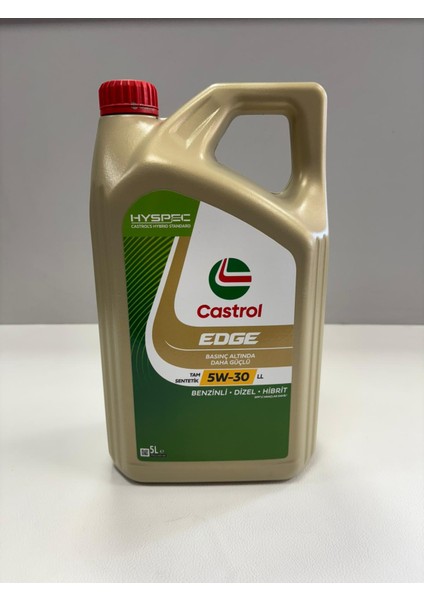 Edge 5W-30 Ll 5l Motor Yağı (Üretim Tarihi 2025)