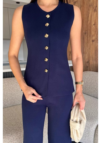 Yelek Pantolon Triko Ikili Takım P-00018186 modelleri