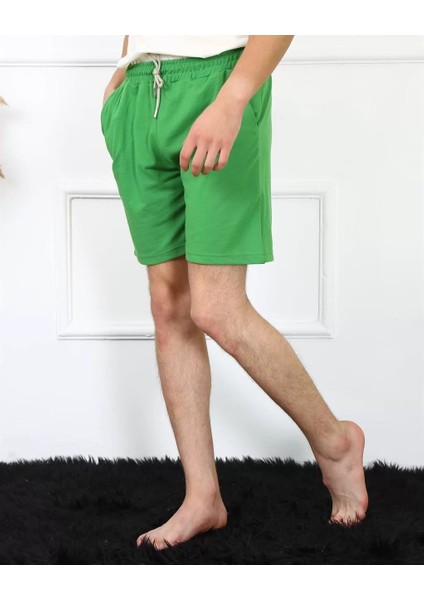 Moda Erkek Lakost Fıstık Yeşili Şort fırsatları