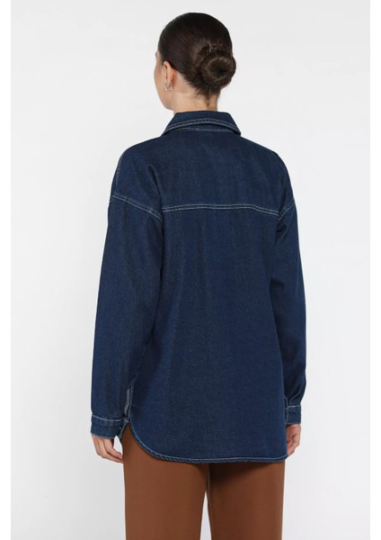 Kadın Tek Cepli Inci ve Taş Işlemeli Jean Kot Ceket P-00018112 modelleri