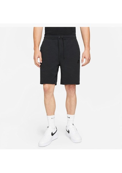 Men's Sportswear Tech Fleece Shorts In Midnight Erkek Siyah Şort