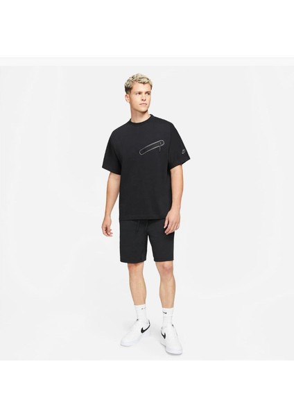 Men's Sportswear Tech Fleece Shorts In Midnight Erkek Siyah Şort modelleri