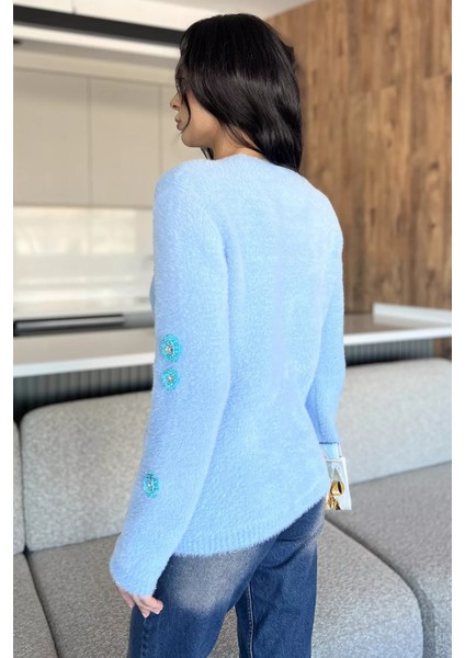 Kadın Pul Işlemeli Yumoş Iplik Triko Ceket P-00018226 fırsatları