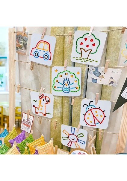 9'lu Sevimli Hayvan Figürlü El Işi Seti Çocuklar Için Zeka,hayal Gücü ve El Becerileri Geliştiricisi fiyatları