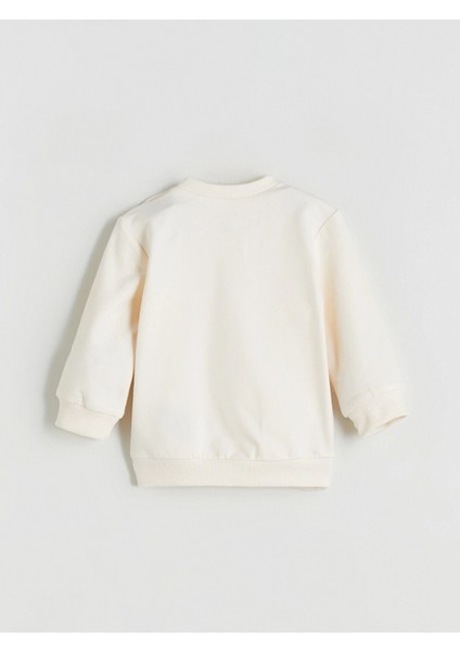 Lcw Baby Bej Baskılı Erkek Bebek Sweatshirt ve Eşofman Alt 2'li fırsatları