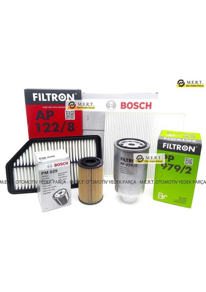 Hyundai Accent Blue 1.6 Crdi Filtre Bakım Seti (2011-2016) 506073012