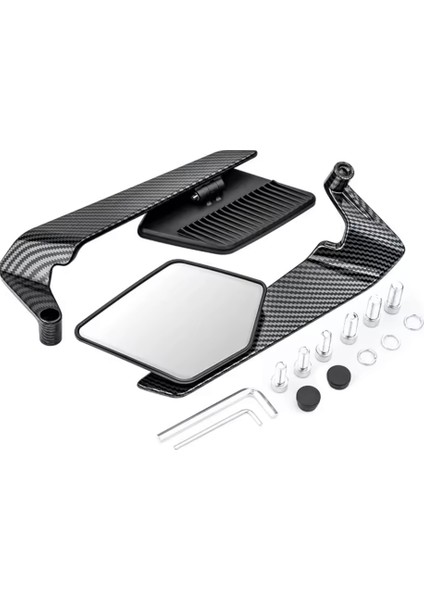 Naked Scooter Motosiklet Uyumlu Ayarlanabilir Kanat Gidon Ayna fiyatları