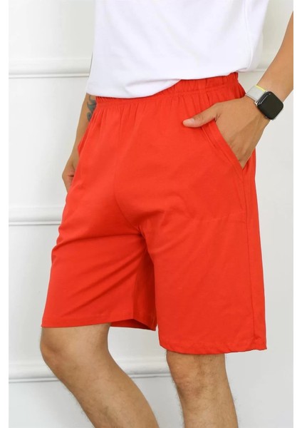 Moda Erkek Pamuk Kırmızı Şort modelleri