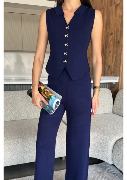 Gömlek Yaka Yelek Pantolon Triko Ikili Takım P-00018187 fiyatları