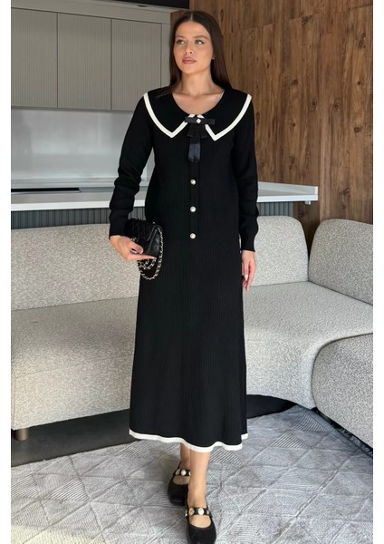 Bebe Yaka Hırka Görünümlü Bluz Etek Triko Ikili Takım P-00018183