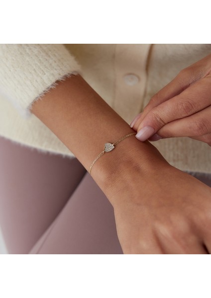 Mini Heart Stone Bileklik modelleri