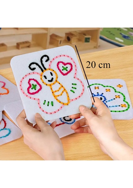 9'lu Sevimli Hayvan Figürlü El Işi Seti Çocuklar Için Zeka,hayal Gücü ve El Becerileri Geliştiricisi indirimleri