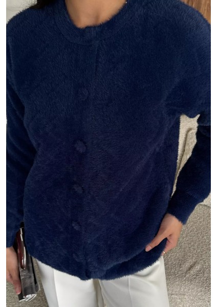 Kadın Ön Düğmeli Yumoş Iplik Triko Ceket (S-M-L Uyumludur) P-00018066 modelleri