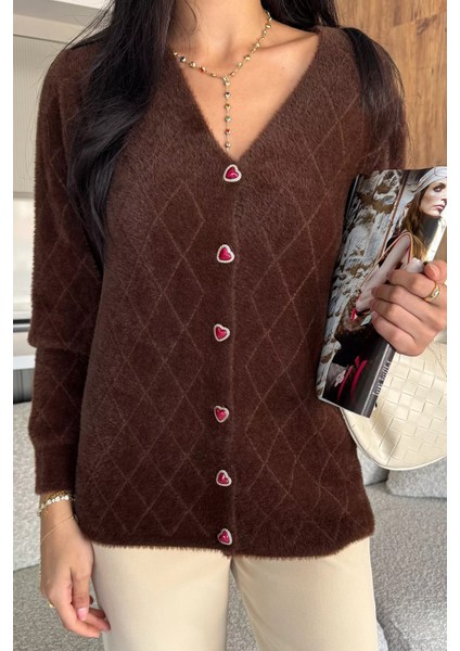 Kadın Yumoş Iplik Sakallı Triko Hırka (S-M-L-Xl Uyumludur) P-00018065 fiyatları