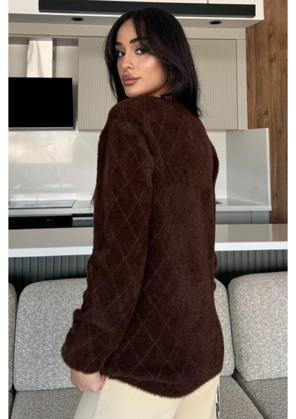 Kadın Yumoş Iplik Sakallı Triko Hırka (S-M-L-Xl Uyumludur) P-00018065 indirimleri