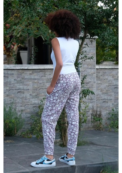 Moda Kadın Welsoft Polar Tek Alt Pijama Mor fırsatları