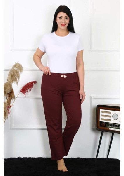 Moda Kadın Pamuklu Büyük Beden Alt Pijama fırsatları