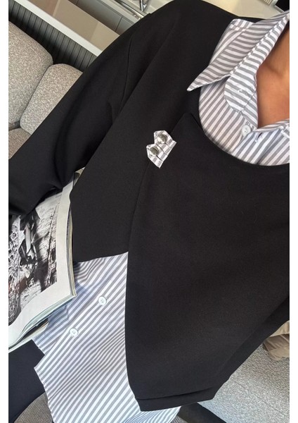 Kadın Gömlek Garnili Sweatshirt P-00018049 modelleri