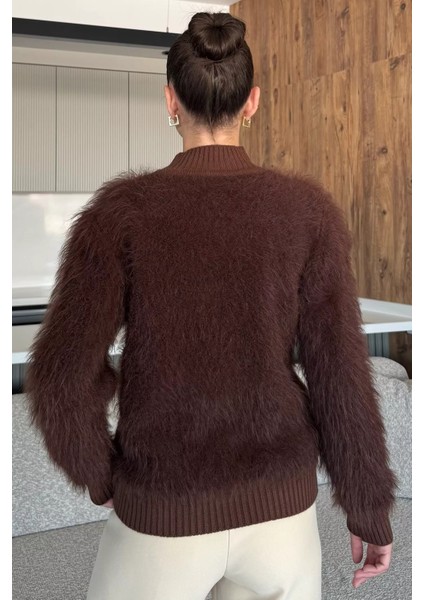 Kadın Balıkçı Yaka Sakallı Triko Kazak (S-M-L Uyumludur) P-00018058 fırsatları