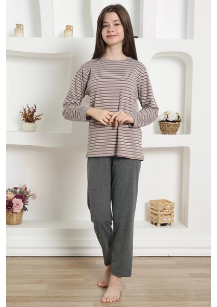Moda Kız Çocuk Penye Pijama Takım